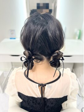 ヘアーメイクサロンアール(hair make salon R) ツインお団子