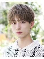 オーシャントーキョー 渋谷神南(OCEAN TOKYO)&nbsp;韓国ヘアカルマパーマカルマバングセンターパート黒髪ウルフ