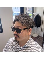 グリット オオサカ(GRIT osaka)&nbsp;波巻きスパイラルパーマメンズマッシュパーマツイストパーマ