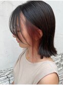前髪/アンブレラカラー/こなれミディ/イメチェン/ウェーブパーマ