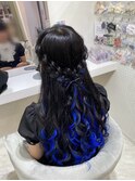 編み込みリボン