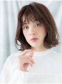 髪質改善マロンベージュボブパーマp小山20代30代40代