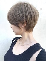 ショートボブ髪型30代40代50代前髪あり前髪なし面長丸顔【倉田】