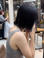 ミィ 表参道(mee.)&nbsp;黒髪/ボブウルフ/ネビージュ/小顔/ワンレン/髪質改善/前髪