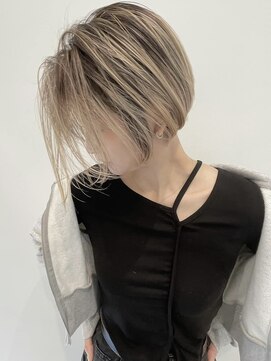 トルネード(TORNADO) Overseas Hair Highlight Balayage Blunt Bob A1216