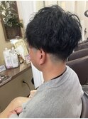 【見附　今町】似合わせスパイラル　波巻きパーマ　フェード