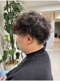 ツーブロ×パーマスタイル