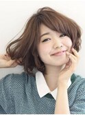 ひし形シルエットの大人かわいい前下がりショートボブ【国分寺】