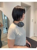 レイヤーボブ×グレーブラック