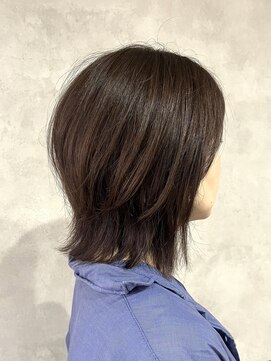 エンクス(enx) ホワイトグレージュデジタルパーマミニウルフMH64