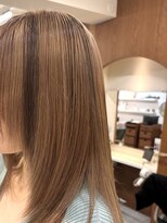 ネオリーブカフ 鶴ヶ峰店(Neolive caff)&nbsp;ダブルカラー　ブリーチカラー　ナチュラルベージュ　ローライト