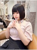 ボブ 髪質改善 縮毛矯正 アイドル