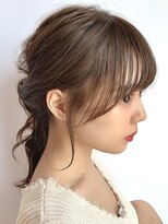 プラチナ(PLATINA) 前髪顔まわりレイヤーカットサイドバングおくれ毛後毛アレンジ