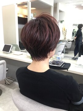 リンク(LINK) ピンクベージュグレイヘア