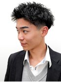 メンズカットアップバングツイストスパイラルフェード1204