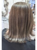 ルミエ ヘアサロン 経堂店(Lumie hair salon) イルミナ白髪ぼかしカラー×外ハネボブ
