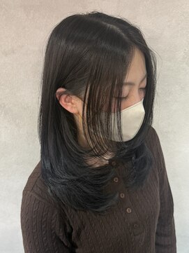 ノアル 大宮店(NOAHL) ダークカラー/ネイビー/ダークグレー/レイヤー/暗髪 M