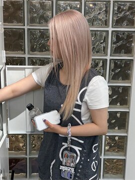 ペレ アネックス 大阪梅田茶屋町店(PELE ANNEX) イメチェン/ピンクベージュ/アンブレラカラー/前髪/梅田