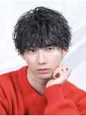 波巻きシャドウパーマ/ルーズパーマ/レイヤーマッシュ/束感