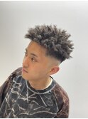 スパイキーショートアフロ