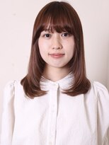 バーニー(BARNEY)&nbsp;似合わせカット20代30代40代ワンホンレイヤーセミロング0603