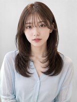 ヘアメイク ミチ 富田店(HAIRMAKE MICHI)&nbsp;【MICHI 富田店 芦田結加】ロングレイヤー 顔周りカット 20代