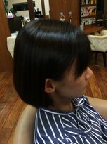 アリュール(ALLURE) ハチ上縮毛矯正　ゴールデン ボブスタイル　ワンカールスタイル