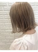 切りっぱなしボブ