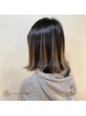 外ハネ★お洒落アッシュベージュスタイル☆*
