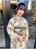 ヘアセット 成人式セット 卒業式セット ヘアアレンジ 担当城倉