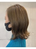 Sウェーブでつくる大人可愛いミディアム