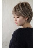 大人可愛い20代30代40代黒髪前下がりボブ丸みショートボブ2e