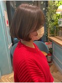 【石畑結華】顔まわりカット韓国ボブ