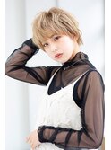 【Totia元町・三宮】ハイトーン大人ショート×シルキーベージュ