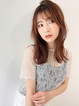 クラン(Chlan) ナチュラルブラウン×大人シースルーバング