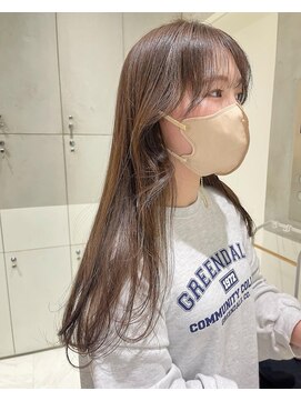 ガリカ 横浜(Gallica) 地毛風ナチュラルベージュ 柔らかモテ髪ロング