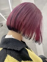 ジエクト カナウ(The Ect canow)&nbsp;カシスカラー/裾カラー/エンドカラーブラック/ボブカット