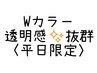 お得！　〈平日限定〉オススメ♪　Wカラーブリーチ1回＋お好きなお色