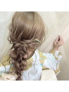 ヘアセットサロンシャルメ 梅田店(Hair Make Salon CHARMER) ルーズ編み下ろし♪