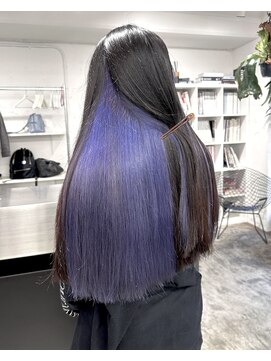 ディーカヘアーセンダイ(Di KA HAIR sendai) blue lavender/インナーカラー/ハイトーン/ブリーチカラー