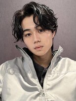 ルーシー(Lucy.)&nbsp;センターパートスパイラルパーマ/メンズ