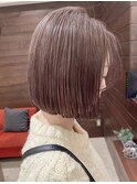 人気のミニボブ×チョコレートカラー★中村大輔