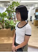 【Ocean Hair&Life田中愛梨】10代20代切りっぱなし/ミニボブ