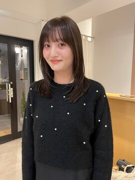 ソーイ ヘアー 平尾(soi hair) 【soi・ソーイ】guest レイヤーカット・オリーブベージュ