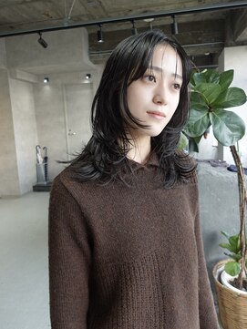 ネアー 新潟(NEER) ザクザクレイヤーカット◯地毛風カラー