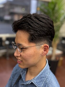 理容 鮎川 ソフトアイロンパーマ