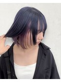 パープル×パープルインナーカラー