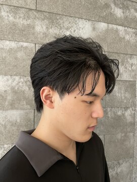 ニアウ 伊勢崎連取店(Niau) メンズマッシュフェザーパーマメンズパーマ