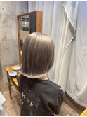 ミルクティーカラー/ミルキーベージュ/透明感カラー/艶カラー