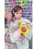 浴衣レンタル　着付けヘアセット込み5600円